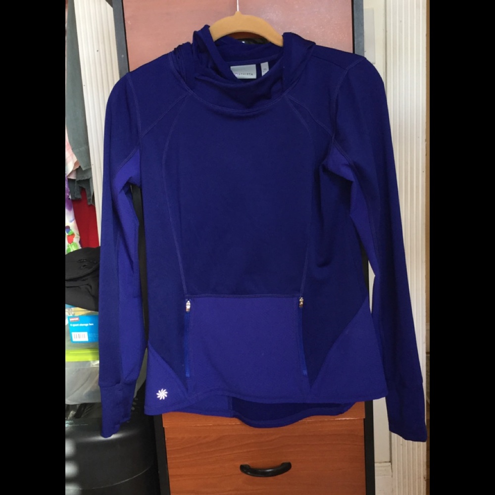 Athleta XS blue pullover💙